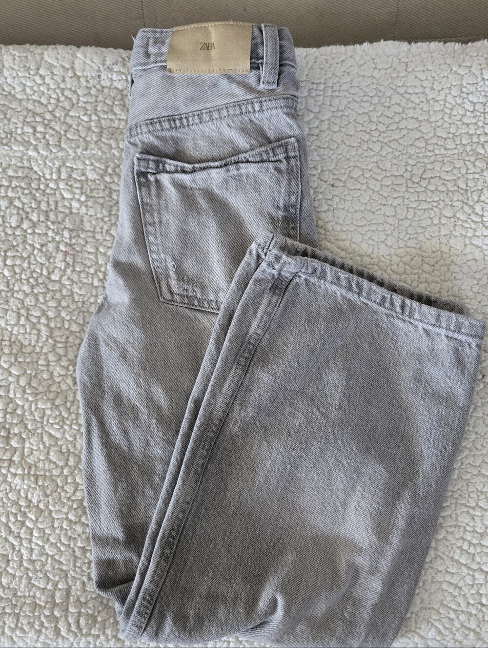 ZARA Girls Gray Wide Leg Jeans Size 9-10